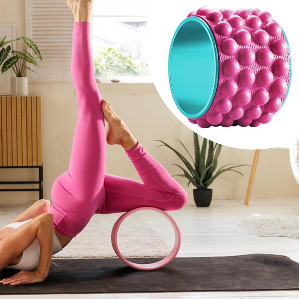 Bánh Xe Yoga Kéo Dài Bánh Sau Phụ Kiện Chuyên Nghiệp Yoga Vòng Tròn Con Lăn Sau Cho Phòng Tập Gym Tại Nhà Tập Luyện Tư Thế Thử Thách Trong Nhà
