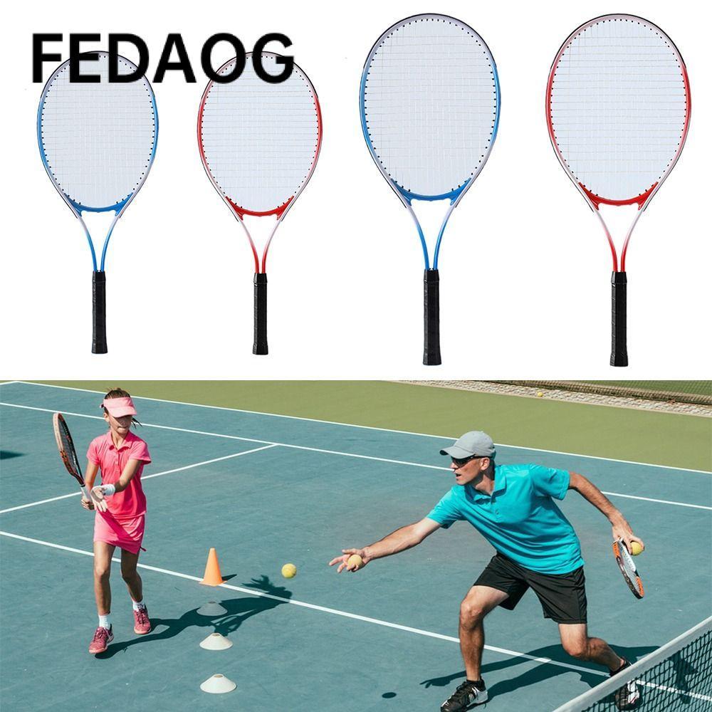 Vợt Tennis FEDAOG Màu Đỏ, Chống Shock Bền Bỉ - Phù Hợp Cho Người Lớn Và Trẻ Em