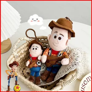BH2 Câu Chuyện Đồ Chơi Dễ Thương Woody Với Đàn Guitar Sang Trọng Búp Bê Quà Tặng Cho Trẻ Em Ba Lô Mặt Dây Chuyền Buzz Nhẹ Hơn Đồ Chơi Nhồi Bông Cho Trẻ Em HB2