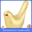 Nhà Các Bức Tượng Nhỏ Gốm Hiện Đại Chim Tượng Động Vật Điêu Khắc Trang Trí Nhà Cửa Thủ Công Gốm Vàng