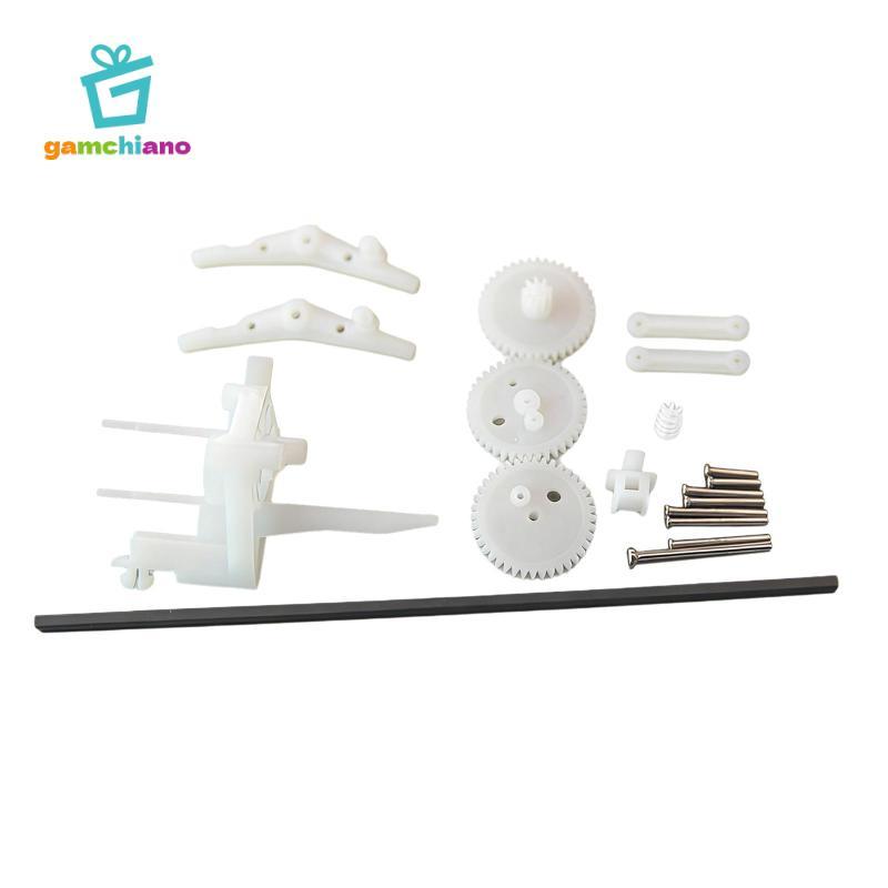 Gamchiano DIY Ornithopter Trục Gears Set Bộ bánh răng nhựa hình nón 0,3M có độ chính xác cao cho máy bay cánh vỗ Mini