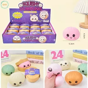 GHX Squishy Mô Phỏng Bánh Bao Bóng Áp Lực Đồ Chơi Giảm Căng Thẳng Mềm Xúc Giác Cho Bàn Làm Việc Văn Phòng Và Trang Trí Nhà VN