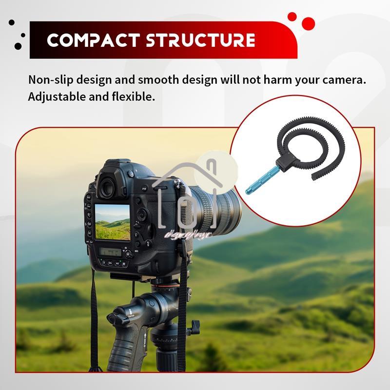 Vòng lấy nét, Zoom Ring Zoom Gear Focus với tay cầm hợp kim nhôm Tương thích với máy ảnh SLR kỹ thuật số