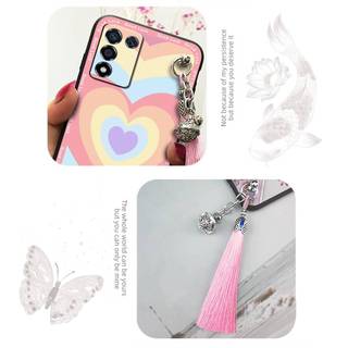 Ốp Điện Thoại TPU Họa Tiết Graffiti Hoạt Hình, Tua Rua Chuông, Bảo Vệ Toàn Bộ Cho OPPO K9S / Realme Q3S / Q3T / K10