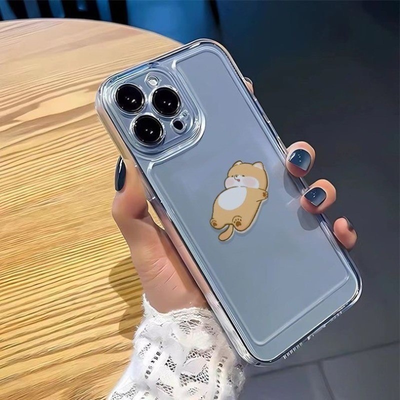 Dễ Thương Ngủ Mèo Cặp Vợ Chồng Trường Hợp Điện Thoại Cho iPhone 17 16 15 14 13 12 11 Pro Max X XR XSMax 7 8 Plus SE2020