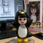 Phong cách bạo lực Guguga-Little Penguin [S + Phiên bản hàng đầu] Quản trị viên Chim cánh cụt Hình Mô hình Con lắc Quà tặng sinh nhật 4.9