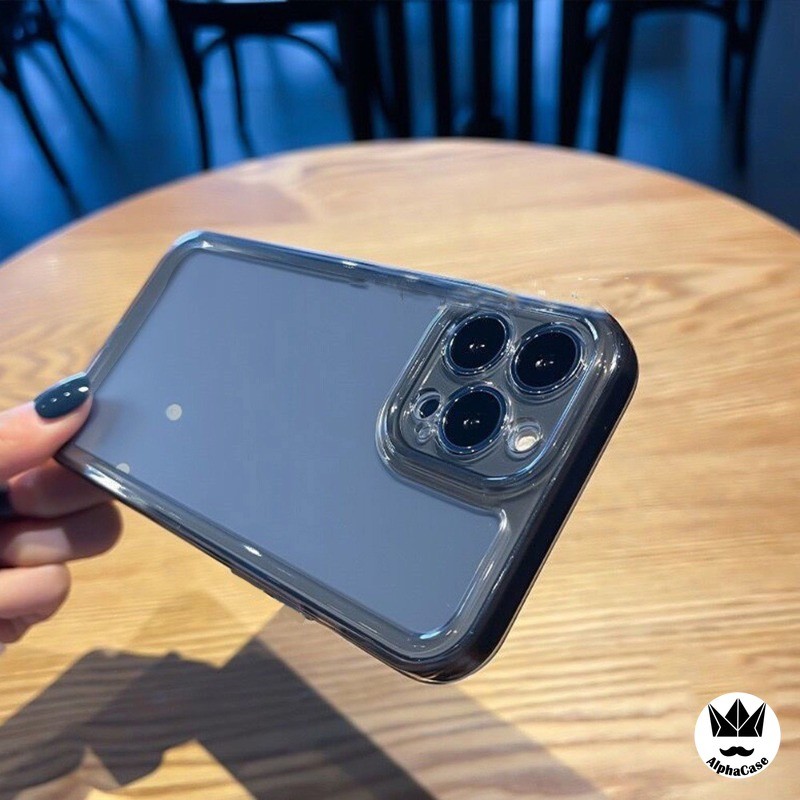 Ốp lưng iPhone cao cấp trong suốt, chống sốc, bảo vệ camera - Dành cho iP 7/8/X/XS/11/12/13/14/15/16/17/Plus/Pro/Max/Air