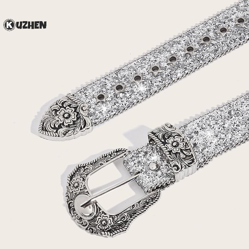 KUZHEN Dây Thắt Lưng Da PU Phong Cách Gothic Cá Tính, Y2K Retro - Hot Trend