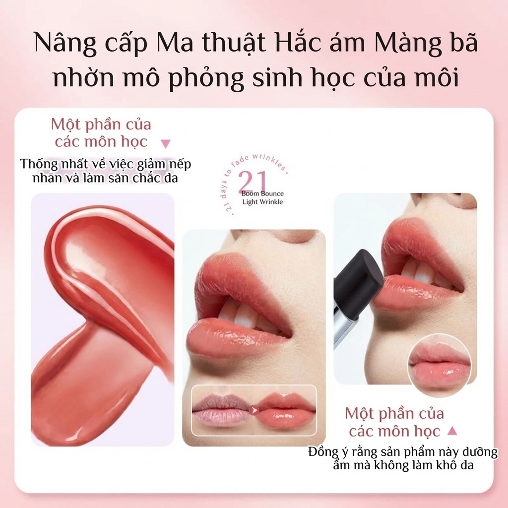 🔥Giá sốc🔥Son bóng 3D lâu trôi / Son bóng không lem và bền màu / Son bóng dưỡng ẩm 12 tiếng / Son lì và son bóng / Nhiều màu son bóng thời thượng/son môi dưỡng/son môi