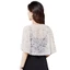 Khăn choàng ren hoa PYCOU, Áo choàng cô dâu màu trắng mỏng, chống nắng thoáng khí rỗng móc hoa Poncho