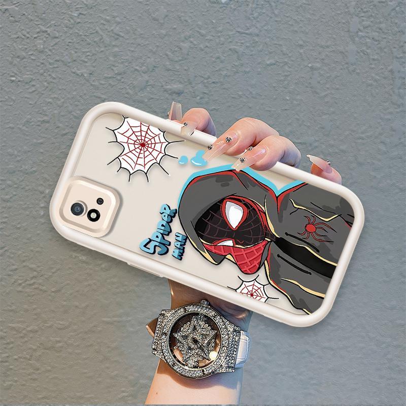 Ốp Lưng Cho Realme C20 C20A C11 2021 Hoạt Hình Phụ Kiện Silicon Mềm Ốp lưng TPU Spider Man Cool Boy Angel Eye Chống Sốc Ốp Lưng