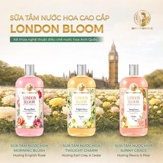 [V] Sữa tắm nước hoa Anh tăng đàn hồi & săn chắc da với Peptide Beauty Republic London Bloom 500ml
