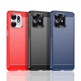 Vỏ Cao Su Silicon Cho Honor 500 Smart X6D 5G 2026 Vỏ Sợi Carbon Cho Honor500Smart 500Smart HonorX6D Vỏ Bảo Vệ TPU Mềm