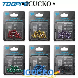 ICUCKO - 12 Chiếc Bu Lông thép không gỉ cho xe đạp đĩa cánh quạt, phù hợp phụ kiện MTB dành cho du lịch và đi bộ