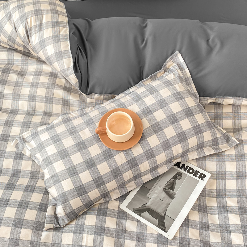 Bộ ga bọc nệm 4 món cotton giặt siêu mềm bền đẹp không co ngót phù hợp khách sạn nhà nghỉ