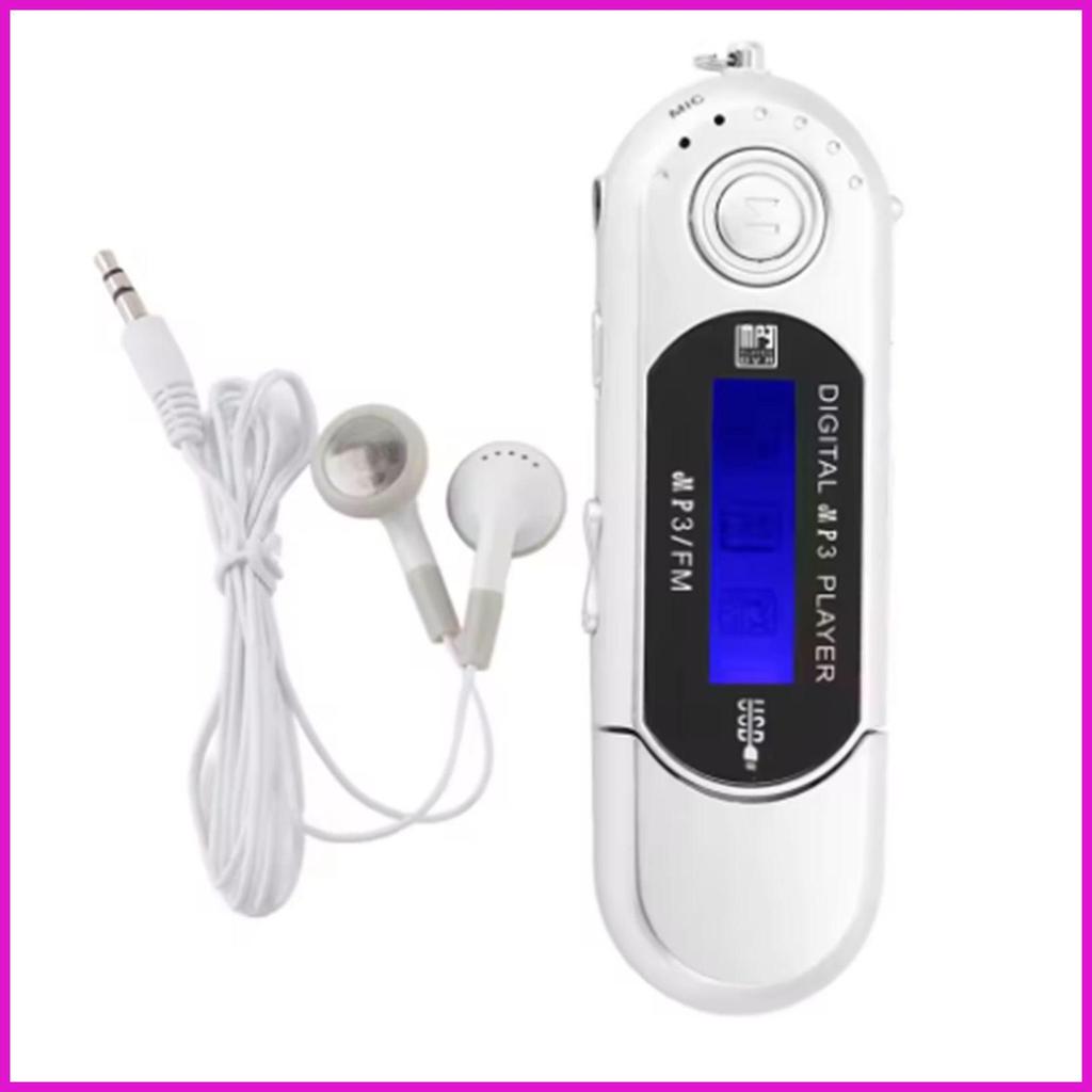 Máy nghe nhạc MP3 Chạy bằng pin Máy nghe nhạc USB di động MP3 có màn hình hiển thị để ghi âm nhà bếp lyuvn