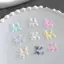 100 Chiếc Mini Thời Trang 3D Móng Tay Nghệ Thuật Nơ Quyến Rũ Kawaii Nhựa Nơ Phần Cho Làm Móng Tay Trang Trí Móng Tay Vật Dụng Trang Trí Vật Dụng [Mới]