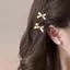 6 Kẹp Tóc Mini Nơ Vàng Mới Cho Nữ, Kẹp Tóc Và Phụ Kiện Tóc Cô Gái Ngọt Ngào Và Thoáng Mát [Mới]