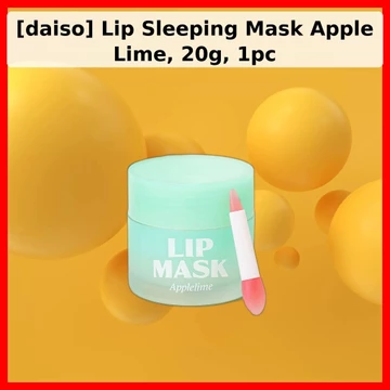 [daiso] Mặt nạ ngủ môi Apple Lime, 20g, 1 cái / Mặt nạ môi Hàn Quốc / Hương chanh táo / Chính hãng 100% của PROMISE KOREA