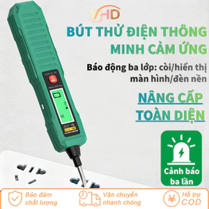 Bút Thử Điện Thông Minh Cảm Ứng – Đo Điện Áp 12-400V, Màn Hình LCD Lớn Hiển Thị Số,Cảnh Báo Âm Thanh & Ánh Sáng