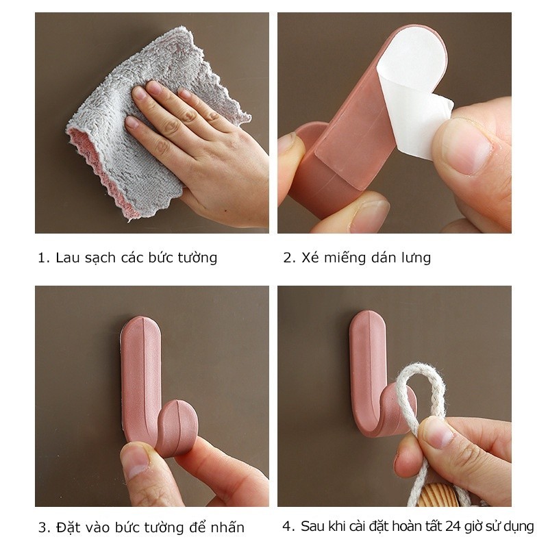 M7 Móc treo đồ dán tường mini chữ G  MALAN