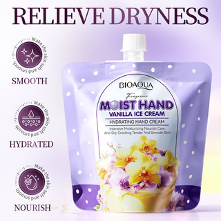 Vanilla Hydrating Hand Cream Thu Đông Cải thiện nếp nhăn Tay Kem phai nếp nhăn Sản phẩm chăm sóc da