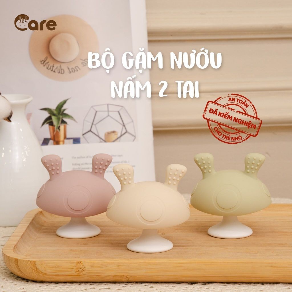 [ĐÃ KIỂM NGHIỆM] [TẶNG HỘP] Đồ Chơi Gặm Nướu Silicon Organic Mềm, An Toàn Cho Bé LiLcare