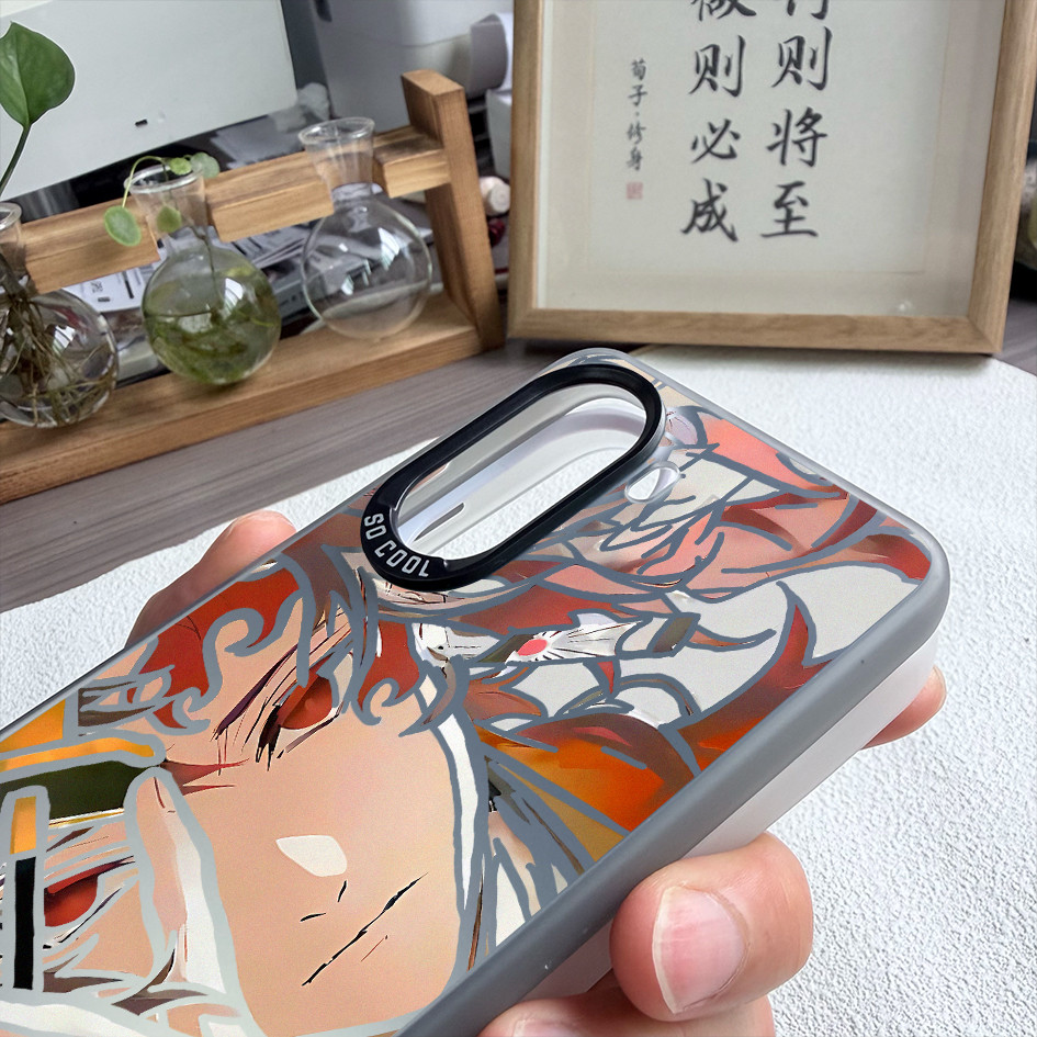 Dành Cho Redmi Turbo 4 Pro Note 15 Pro / 14 / 13 Mi 17 Pro Max 15T 14T K90 Pro Max Demon Slayer Tsugikuni Yoriichi‌ Ốp điện thoại Micro Matte Xiaomi 15 14 Vỏ Redmi siêu chống sốc