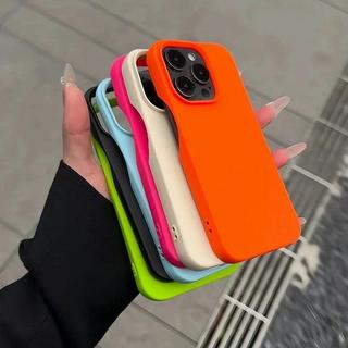 Ốp điện thoại silicon lỏng kẹo mềm thời trang cho iPhone 16 11 12 13 14 15 Pro Max Plus Ốp lưng chống sốc