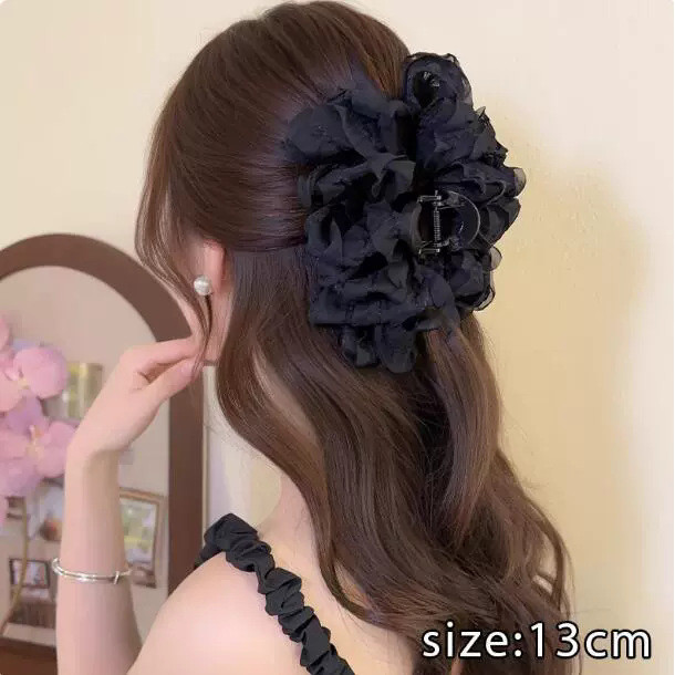 Kẹp Tóc Càng Cua Nơ Bản To Phong Cách Hàn Quốc Thanh Lịch Cho Nữ