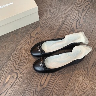 Giày ba lê hình tam giác mềm Bow Flat Commuter