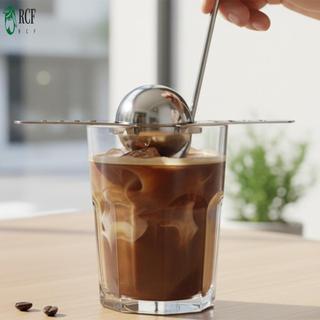 Bộ bóng làm mát cà phê bằng thép không gỉ Máy làm mát cà phê đá có thể tái sử dụng có đế chống trượt cho quán cà phê văn phòng tại nhà