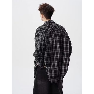 Áo sơ mi nam dài tay ESEA, thiết kế kẻ sọc cổ điển kiểu Mỹ, phong cách Unisex chất lượng cao