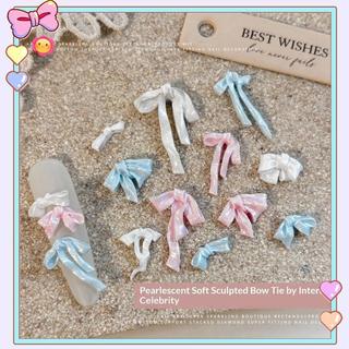 [beautifulhome] 50 Cái Nơ Móng Tay Nghệ Thuật Trang Trí 3D Satin Ánh Sáng Móng Tay Quyến Rũ Ruy Băng Đầy Màu Sắc Nơ Kim Cương Giả DIY Dụng Cụ Làm Móng Tay Phụ Kiện [Làm Đẹp]