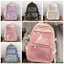 Ba lô Ita Nylon MCODECOVED, Túi đi học bền màu trơn, trong suốt nhẹ chống bụi chống trầy xước Dung tích lớn Daypack hàng ngày