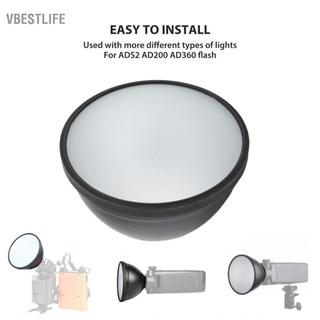 VBESTLIFE Bộ phản xạ tiêu chuẩn với bộ khuếch tán mềm Hiệu ứng ánh sáng Flash Speedlite Phụ kiện cho đèn flash ADS2 AD200 AD360