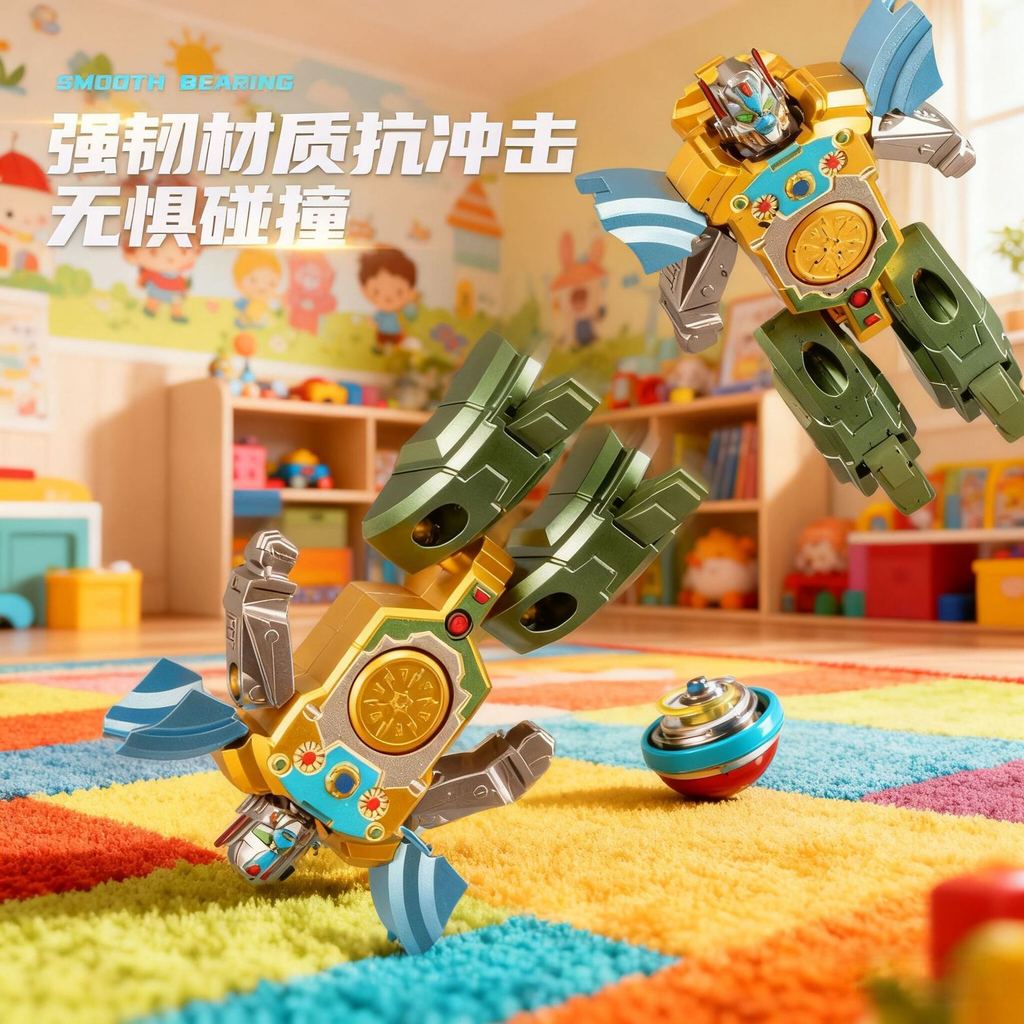 Biến Đổi Robot Fidget Spinner Đồ Chơi Trẻ Em Xoay Robot Giải Nén Ngón Tay Spinner Đồ Chơi Nhỏ Zhuanzhuanle UGKP
