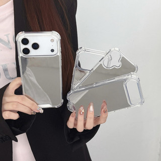 [JLK] ốp lưng iphone 13 pro max Điện Thoại Gương Cứng Acrylic Cho iPhone 17 16 15 Pro Max 14 Plus 13 12 11 Pro X XR XS Max 7 8 Plus SE2 17 Vỏ Chống Sốc Không Khí