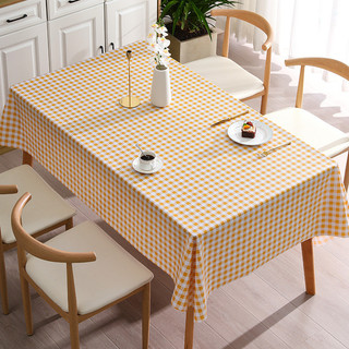 Hàng sẵn có Vận chuyển nhanh 140 * 220cm ins Phong cách Mục vụ Lưới PVC Khăn trải bàn chống thấm nước Khăn trải bàn hình chữ nhật dùng một lần Khăn trải bàn gia đình Khăn trải bàn cà phê Cảm giác cao cấp 01