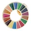 Thời Trang Liên Hợp Quốc SDG Rainbow Pin Trâm Cài Huy Hiệu Tiệc Khăn Men Chân