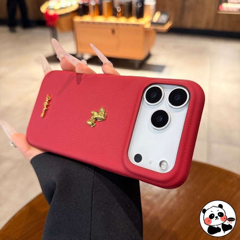 Vỏ Ngựa Vàng Năm Mới Cho Vivo Y29 Y28 Y28S Y27 Y18 Y18S Y18i Y18E Y17 Y17S Y16 Y03 Y03T 5G 4G Vỏ Da PU Sang Trọng Hoạt Hình Dễ Thương Ngựa Mềm Chống Rơi Vỏ Điện Thoại