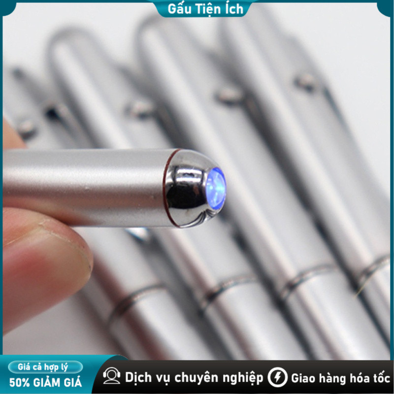 Bút dạ quang mực vô hình chiếu sáng UV Bút mực vô hình / Bút tàng hình،Kiểm tra tiền giả،Có đèn LED UV