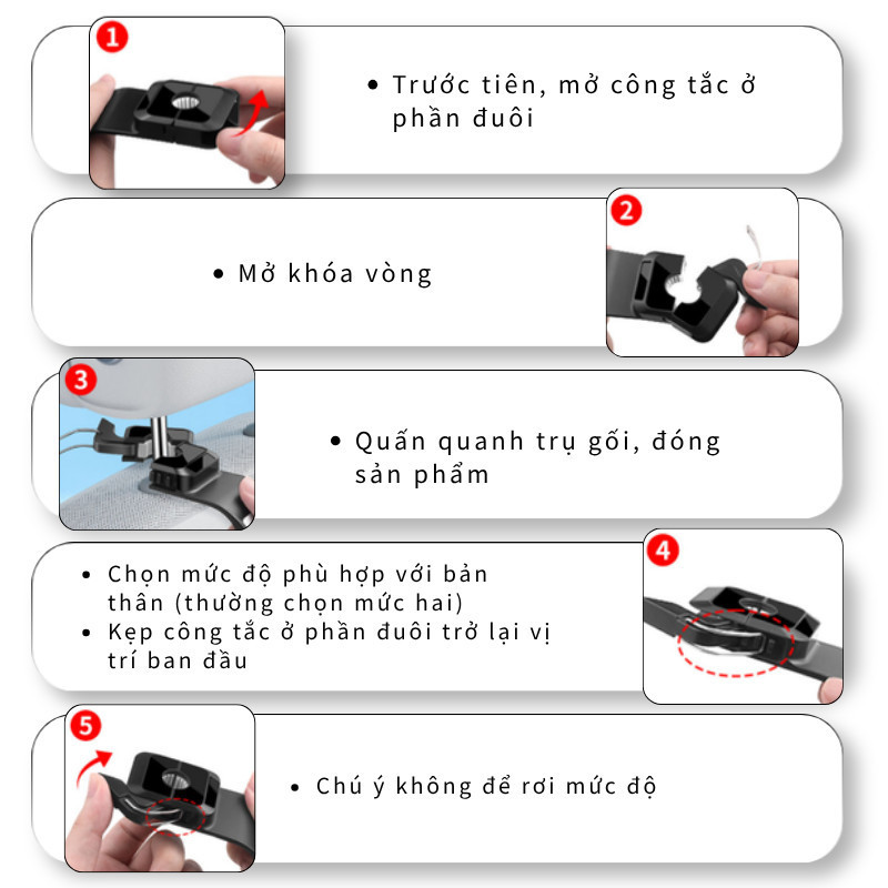 Móc Treo Gập 180° Cho Ô Tô – Hợp Kim + ABS, Gắn Sau Ghế Chắc Chắn, Tiết Kiệm Diện Tích