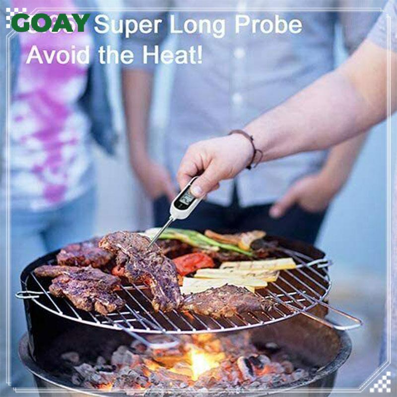 GOAY Digital Đọc tức thì Nhiệt kế thịt Nhà bếp Nấu ăn Thực phẩm Kẹo Sữa BBQ Nướng VN