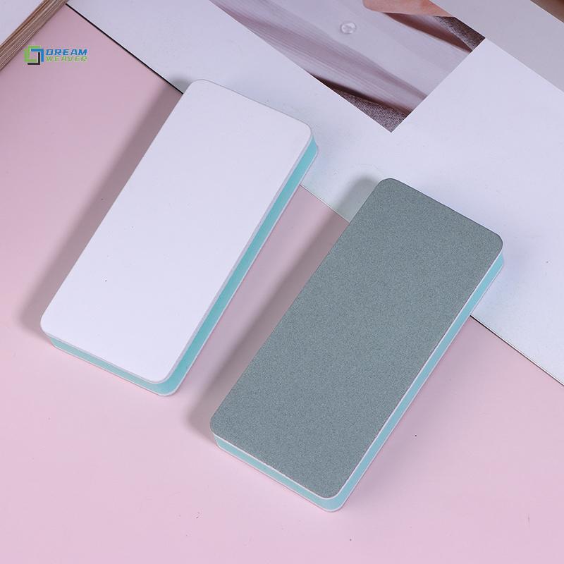 [Dream Weaver] 5 Miếng bọt biển chà nhám hai mặt 600 # & 3000 #Grit Áo chà nhám tay đa chức năng có thể tái sử dụng cho dây đeo đồng hồ Đánh bóng móng tay mới