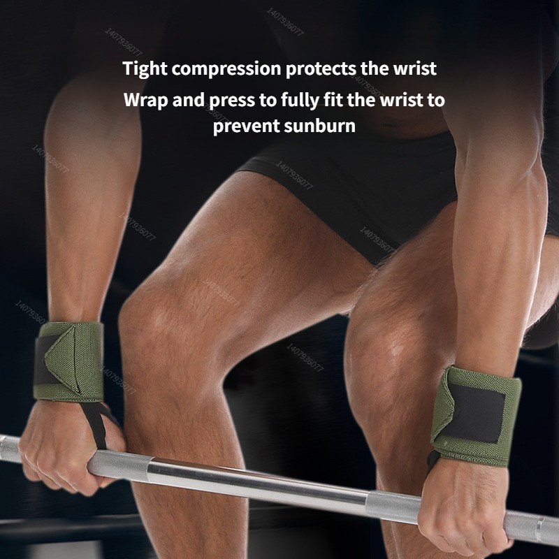 2 Chiếc Thể Dục Cổ Tay Quấn Trọng Lượng Nâng Phòng Tập Gym Dây Đeo Cổ Tay Tập Luyện Chữ Thập Đệm Ngón Tay Cái Nẹp Dây Đeo Tay Điện Hỗ Trợ Thanh Dây Đeo Tay