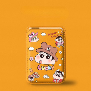 Hộp đựng thẻ ví họa tiết Crayon Shin-chan đầu lớn cho iPhone 11pro 12promax 13 15pro 15promax 14 14promax 14 pro 16 16plus 16 Pro Max 17 17promax 17airWallet