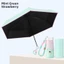 Ô Gấp Mini, UPF50 + Vòng Tay Dây Màu Túi Ô Mưa, Thời Trang Chống Gió Sử Dụng Kép UV Bảo Vệ Du Lịch Ô