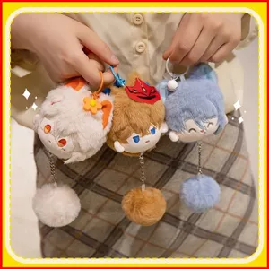 BH2 Genshin Impact Furina Kazuha Scaramouche Plushie Túi Búp Bê Sang Trọng Dễ Thương Quyến Rũ Với Đuôi rít HB2