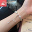 Vòng tay nữ hai lớp sáng bóng, đa chức năng, ngọt ngào và thanh lịch